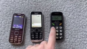 Incoming Call Nokia vs Texet vs Samsung + Outgoing Call