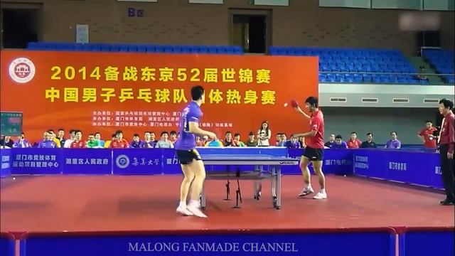 Zhang Jike, Xu Xin, Ma Long Vs Amateur Player