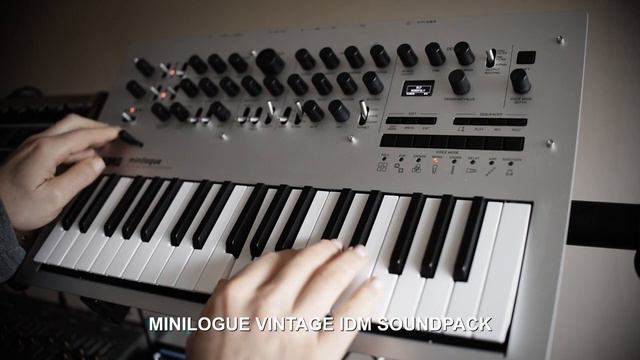 KORG MINILOGUE - "VINTAGE IDM" SOUNDPACK DEMO смотреть онлайн