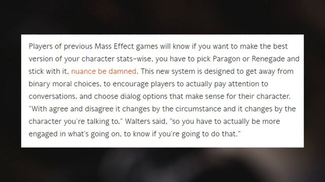 Mass Effect: Andromeda Getting Rid Of Paragon & Renegade Choices - Here's Why смотреть онлайн
