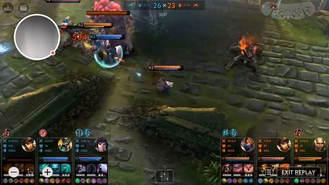 Vainglory. Saving last tower to win the game смотреть онлайн