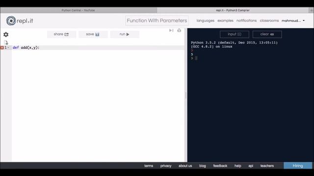 Python - Basic Adding Function смотреть онлайн