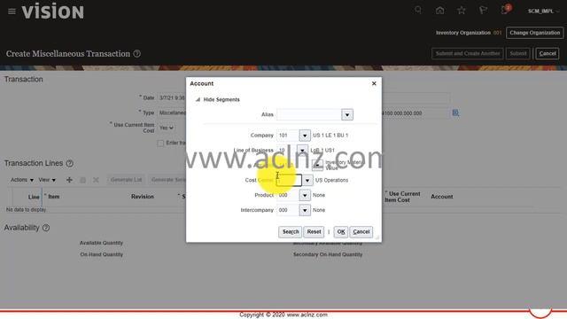 How to create a Miscellaneous Issue Transaction in Oracle Fusion Inventory Management? (on Rel 21A) смотреть онлайн