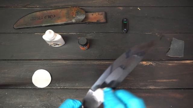 Воронение COLD STEEL BUSHMAN, восстановление защитного покрытия. Быстрое воронение КППС! смотреть онлайн