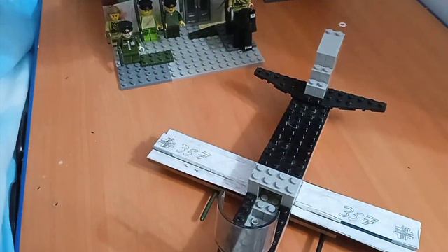 Обзор на мою Лего самоделку немецкий военный самолёт смотреть онлайн