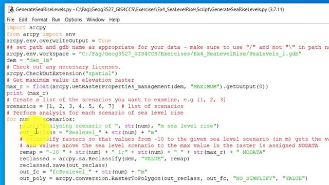 Python Script for Sea Level Rise смотреть онлайн