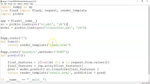 Diabetes Prediction (Part - 2) in Telugu || Machine Learning in Telugu || Flask || Nerchuko смотреть онлайн