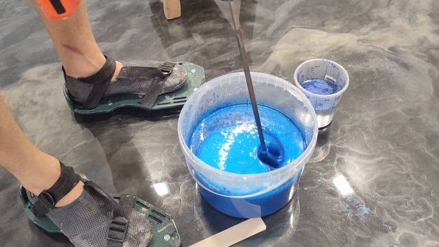 Эпоксидный наливной пол своими руками. Набор №5.