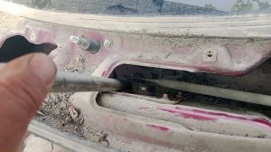 как снять моторчик дворников Daewoo Matiz