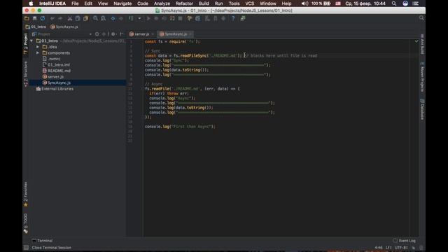 Перше знайомство з платформою Node.js смотреть онлайн