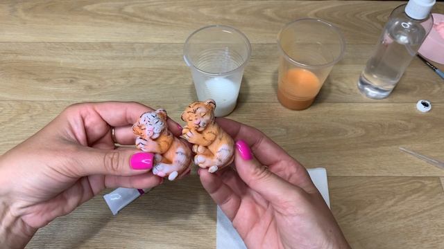 Мини тигрёнок/2 способа легкой заливки/Рисуем полоски/Мыловарение/Soap/Ароматик