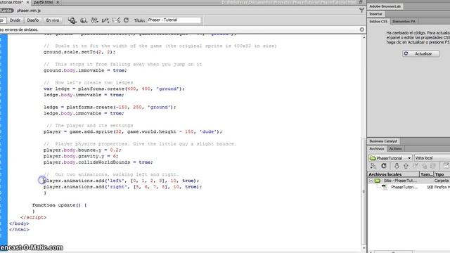 Tutorial Phaser HTML5 - parte 1 смотреть онлайн