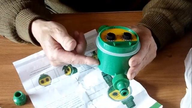 Таймер для капельного полива. Обзор. Проверка таймера на работоспособность. смотреть онлайн