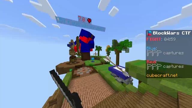 Играю в майнкрафт CubeCraft