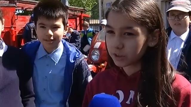 "Героическая профессия" - экскурсия школьников в Пожарную часть смотреть онлайн