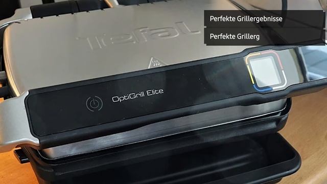 Kontaktgrill Tefal Optigrill Elite (GC750D) | Deutsch смотреть онлайн