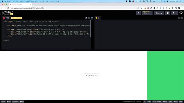 TailwindCSS Slide-over смотреть онлайн