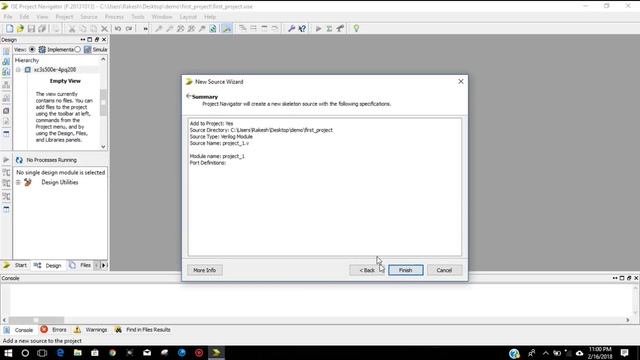 How to Create & Simulate New Project in Xilinx ISE Design Suite смотреть онлайн