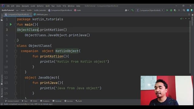 #23Kotlin- Object and Companion object in Kotlin || Kotlin Tutorial for beginners || #android #java смотреть онлайн