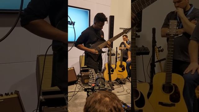 Tosin Abasi Clinic HD NAMM 2017 Animals as leaders - Fishman signature pickups demo смотреть онлайн
