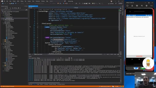 #AdvientoXamarin Empezando con Xamarin.Forms смотреть онлайн