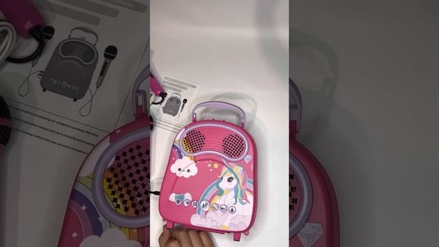 Детская колонка с двумя микрофонами. Обзор смотреть онлайн