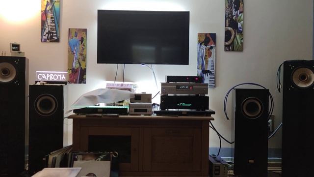 BiG Audio Serbona 1 speakers + DVD Player Pioneer Dv 989 AVi + Integrated Amplifier Quad 77 смотреть онлайн