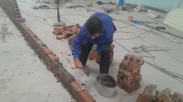 Стройте кирпичные стены, заборы, стены, отделенные от песка и цемента, плитки - Удивительные методы смотреть онлайн