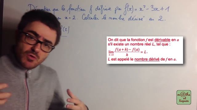 Calculer le nombre dérivé (1) - Première смотреть онлайн