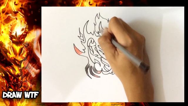 How to draw dota 2 heroes | Shadow Fiend - Funny dirty drawing games - Full HD | Draw WTF смотреть онлайн
