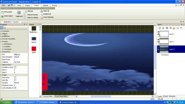 как создать  простейший файтинг ( драка ) в сonstruct