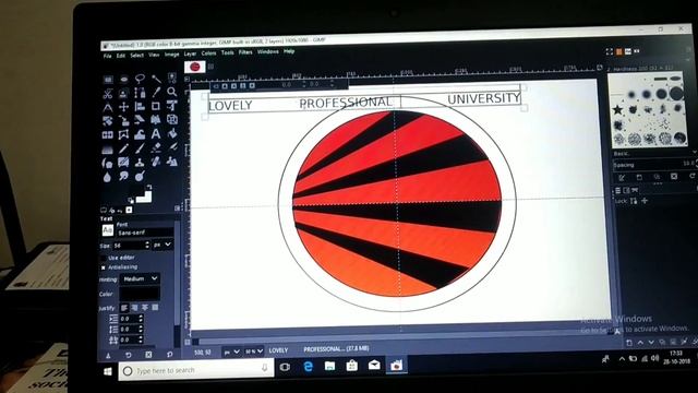 LPU logo by GIMP смотреть онлайн