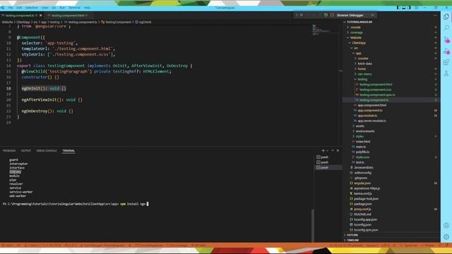 .NET 6 | Angular 13 | VS Code - 4: Create a new page and service смотреть онлайн