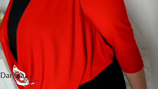 ПЛАТЬЕ "АЛЬФА" | darissa-fashion | Большие размеры смотреть онлайн