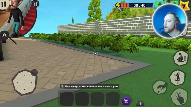 Уровень со слаймом в игре Scary Robber Home Clash Прохождение смотреть онлайн
