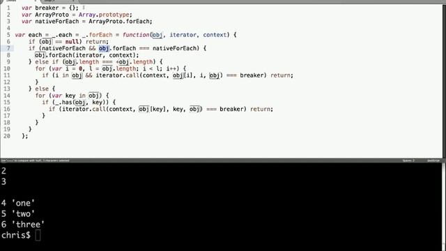 Underscore : each смотреть онлайн