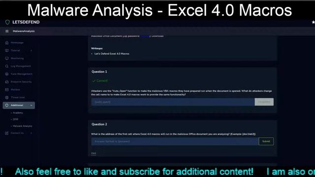 Malware Analysis - Excel 4.0 Macros смотреть онлайн