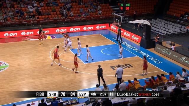 Alba Torrens (ESP) - Amazing Performance v Serbia - EuroBasket Women 2015 смотреть онлайн