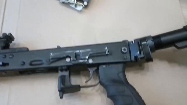 Новый переходник для карабинов Сайга от LAC под тескопический приклад. смотреть онлайн