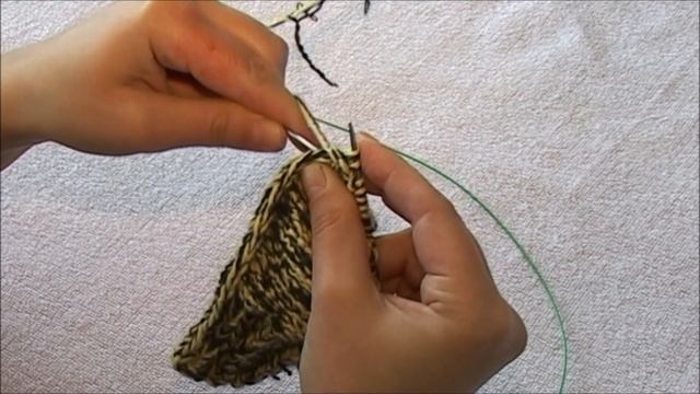 Как связать носки для ребенка 1,5 - 2 года, на двух спицах смотреть онлайн