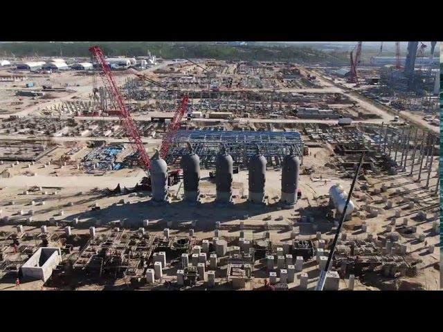 Закончен монтаж установки осушки и очистки сырьевого газа на 5-ой линии Амурского ГПЗ смотреть онлайн