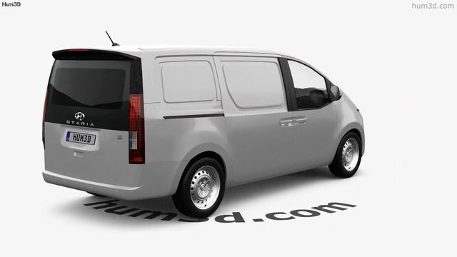 Hyundai Staria Load 2021 3D model by Hum3D.com смотреть онлайн