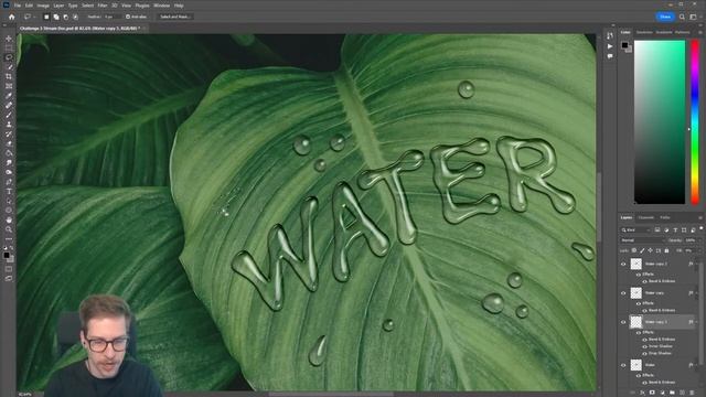 Liquid Text Effects | Photoshop Typography Challenge