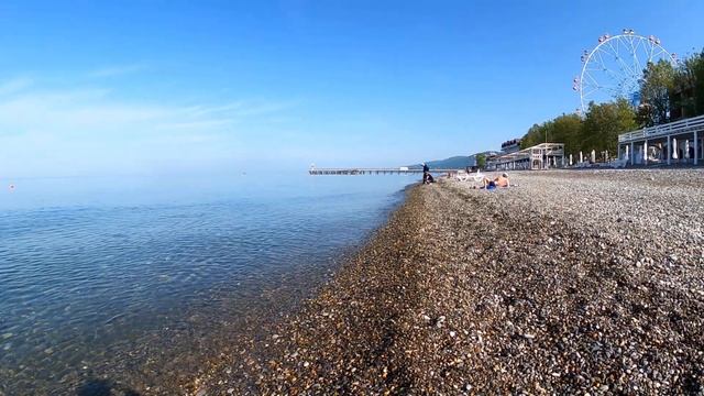 +20, море чистейшее, полный штиль! 16.05.2021.?ЛАЗАРЕВСКОЕ СЕГОДНЯ?СОЧИ.