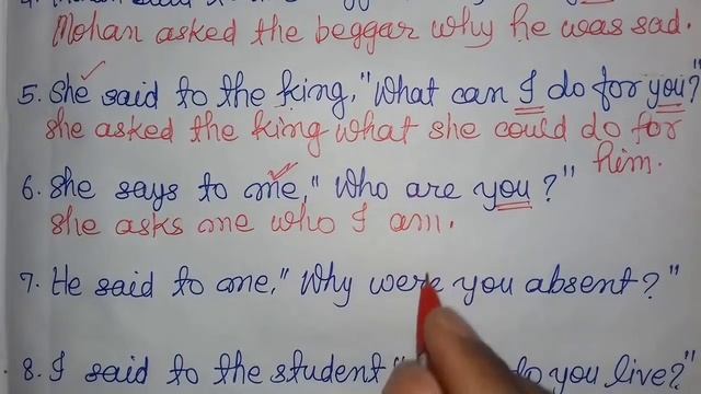 Direct and Indirect Speech/Change into Indirect Speech/Narration in English Grammar смотреть онлайн