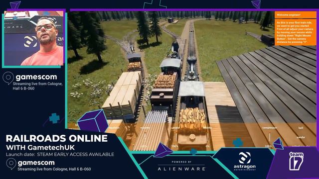 LIVE FROM GAMESCOM! - Railroads Online смотреть онлайн