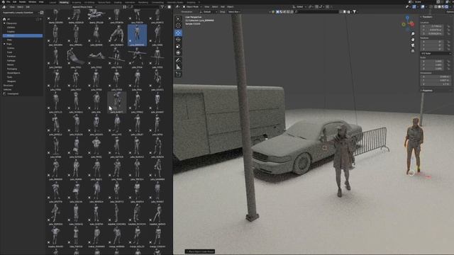 Hyperreality Lowpoly Essentials Blender Asset Library Preview смотреть онлайн