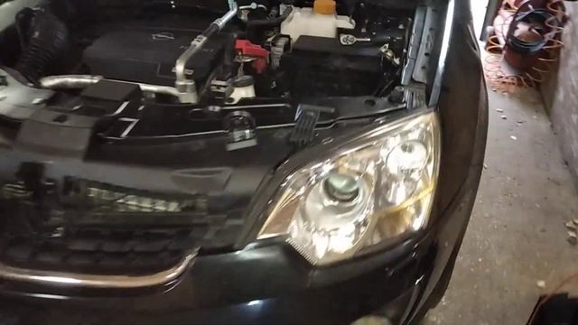 Опель Антара 2и2 дизель, замена масла в АКП.