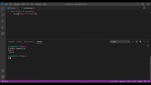 Escape sequence as normal text || Lecture-6 :Python Tutorials|| Tech Coder смотреть онлайн