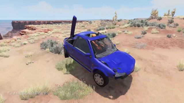 Rollover Cliff Drops #1 – BeamNG Drive Car Crashes | CrashBoomPunk смотреть онлайн